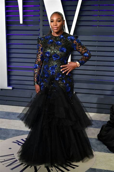 Serena Williams 2019 Vanity Fair Oscar Party Red Carpet Dresses