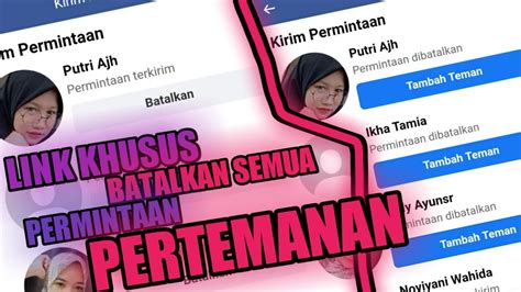 2 Cara Membatalkan Permintaan Pertemanan Di Fb Yang Belum Dikonfirmasi