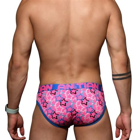 Andrew Christianアンドリュークリスチャン Bright Stars メッシュ ブリーフ w Almost Naked