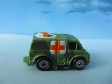 Vintage Micro Machines Ambulance Armee Army Chevrolet Chevy Van Galoob