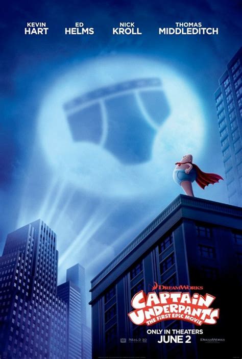 Official Trailer For Animated Captain Underpants The First Epic Movie