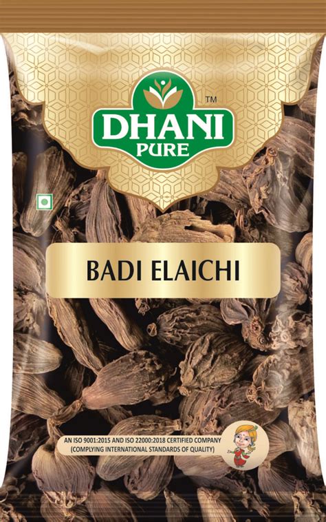 Dhani Pure Large Cardamom Badi Elaichi Whole Dhani Pure Spices