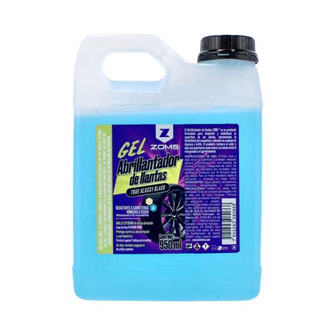 Gel Abrillantador De Llantas 950ml Zoms