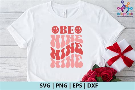 Be Mine Retro Svg Graphic By Designhub103 · Creative Fabrica