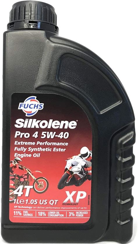 Fuchs Silkolene Motorenöl Pro 4 Plus SAE 5W40 Gr. 5W40 : Amazon.de ...