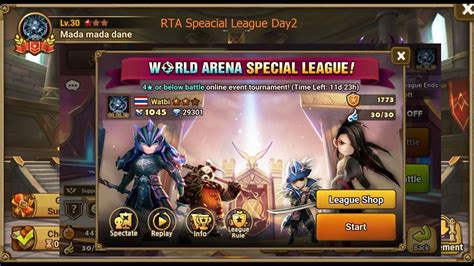 Summoners War Rta Special League Day Youtube