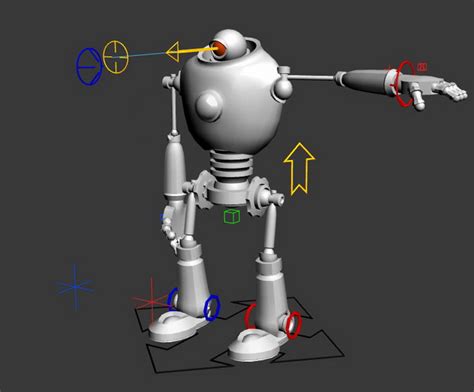 Humanoid Robot 3d Model 3ds Max Files Free Download Modeling 38103 On