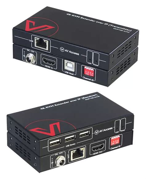 4K HDMI USB 2 0 Extender Set Over IP Bis 120m 4K 30Hz O 1080p 120Hz