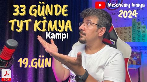 Mol Kavramı 1 33 Günde TYT Kimya Kampı Z Takımı 10 Sınıf 19