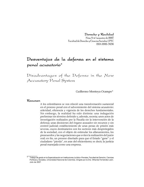 Derechoyrealidad,+4 desventajas de la defensa - 43 Desventajas de la