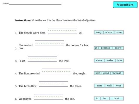 Adjectives Worksheet For 3rd Grade Lesson Planet