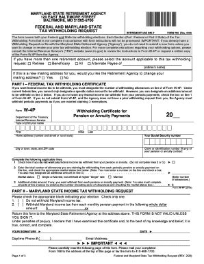 Maryland Pension Exclusion Pdf