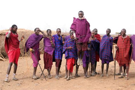 Masai Dancers Traditional Dance Performance