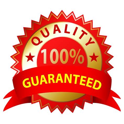 Guaranteed Premium Quality Gold Sign Round Label Vector Image