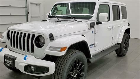 2021 JEEP WRANGLER UNLIMITED HIGH ALTITUDE 4XE BRIGHT WHITE 4 DOOR