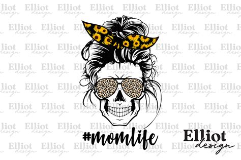 Messy Bun Mom Life Sublimation Graphic By Elliot Design · Creative Fabrica