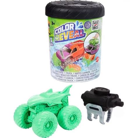 Hot Wheels Monster Truck Color Reveal Hot Wheels Biler Fargeendring HJF Shop Eurotoys Net