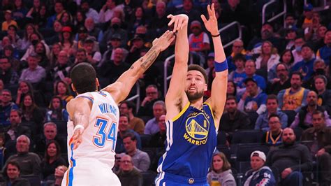 Warriors Observations Klay Thompson Hits 12 3 Pointers In Win Vs Okc