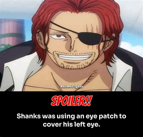 Anime Fights - Shanks with an Eye Patch 💀🔥 #onepiece1167... | Facebook
