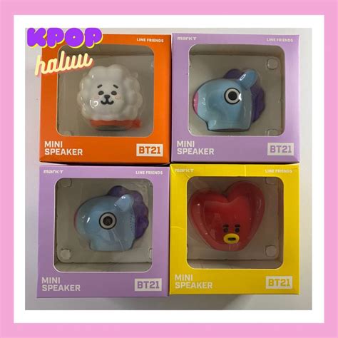 Jual Ready Mini Speaker Bt21 Tata And Mang Indonesiashopee Indonesia