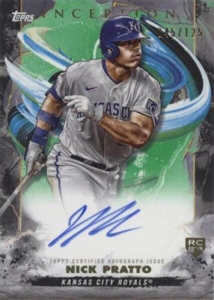 Topps Inception Base Rookie And Emerging Stars Autographs Green