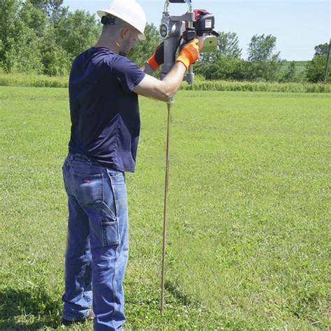 Rhino Tool GPD 30 Ranch Pro Gas Post Driver Kit Drives T Posts Ground