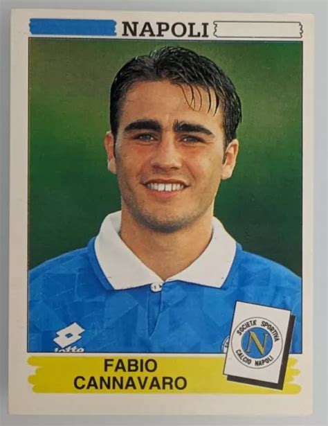 Figurina Sticker Fabio Cannavaro N Napoli Calciatori Panini