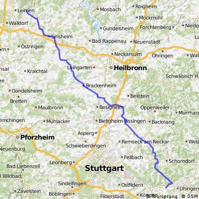 Radwege Und Routen In Und Um Bammental Bikemap Deine Radrouten