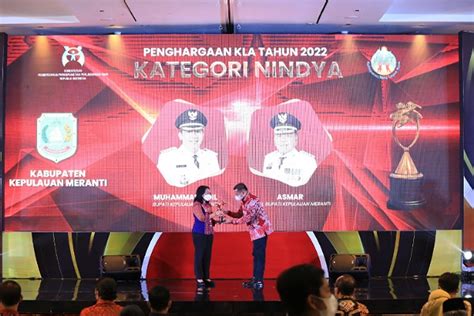 Goriau Kepulauan Meranti Raih Penghargaan Kla Tingkat Nindya Di Tahun