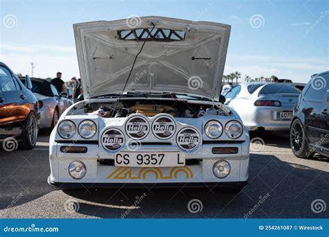 Classic Rally Car Opel Manta B2 400 in Street Editorial Photography ...