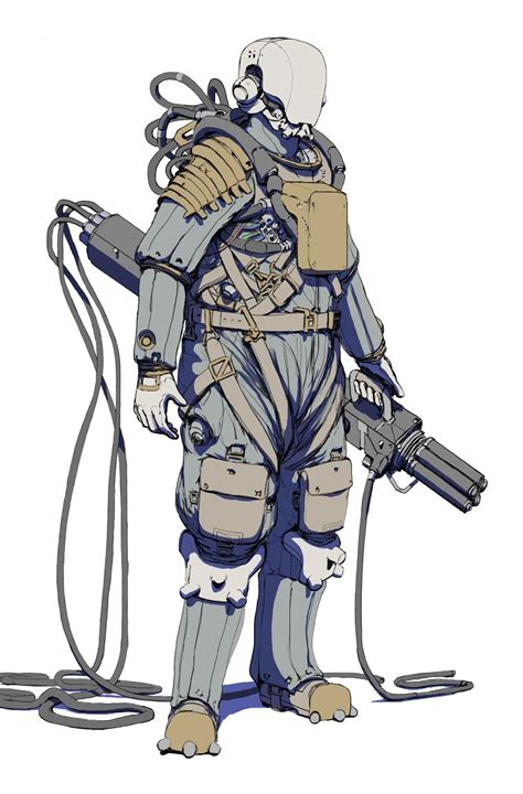 ArtStation - Budget Space engineer, Sverker Castillo | Sci fi concept ...