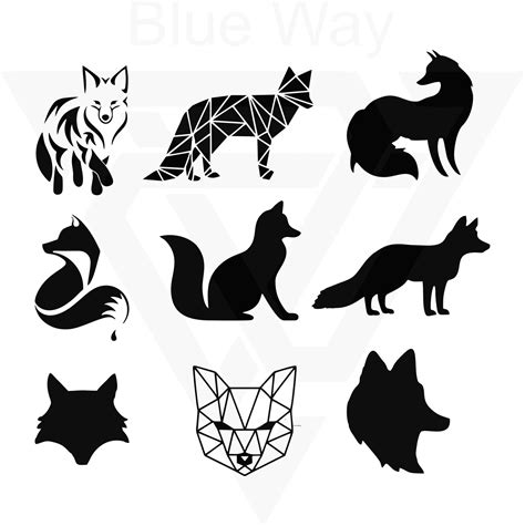 Fuchs Svg Bundle Fuchs Clipart Fuchs Silhouette Svg Fuchs Etsy Schweiz