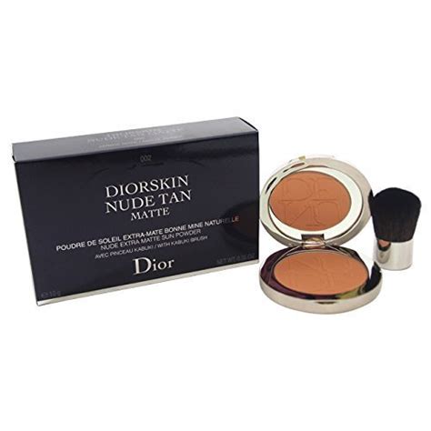 Christian Dior Skin Nude Tan Matte Extra Sun Powder With Kabuki Brush