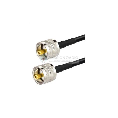 Uhf Male Low Loss Coaxial Cable Extension With Pl