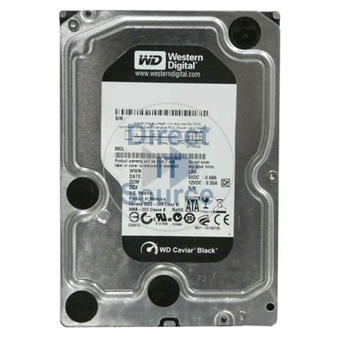 Western Digital WD500AAVS - 500GB 7.2K SATA 3.5" Hard Drive