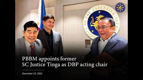 Dating Sc Justice Dante Tinga Itinalaga Ni Pangulong Marcos Bilang