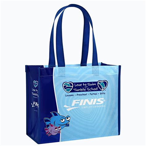 Custom Full Color Laminated Non Woven Promotional Tote Bag X X