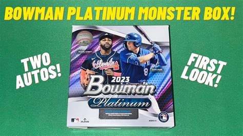 Bowman Platinum Monster Box Opening Review Autos Early Release