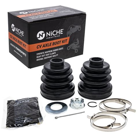 Niche Front Rear Cv Axle Boot Kit For Arctic Cat Wildcat Utv