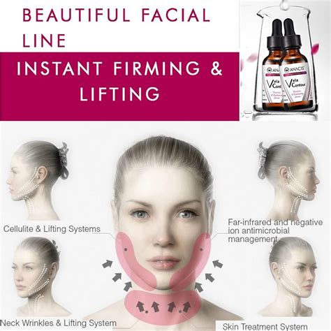 Neck Firming Serum For V Line Contouring Reduce Double Chin With Vela