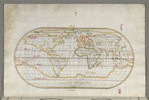 Piri Reis' World Map Revised and Expanded Version 17th century : r/MapPorn