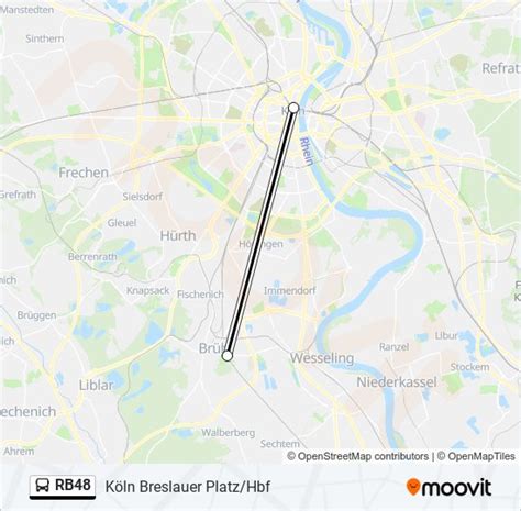 rb48 Route Fahrpläne Haltestellen Karten Köln Breslauer Platz Hbf