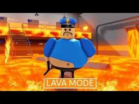 I Escaped From Barry S Prison Lava Mode Roblox Gameplay Youtube