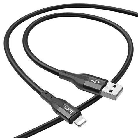 Hoco X72 USB To Lightning Charging Data Cable 1m Silicone And