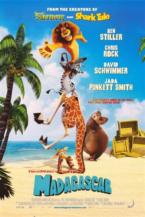 Madagascar 11x17 Movie Poster (2005) | Madagascar movie, Dreamworks ...