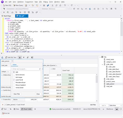 Sql Server 2000 Pivot Table Example Cabinets Matttroy