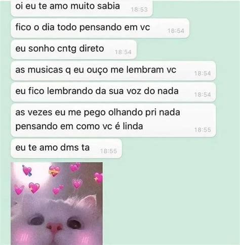 Oi Eu Te Amo Muito Sabia Fico O Dia Todo Pensando Em Vc Eu Sonho Cntg