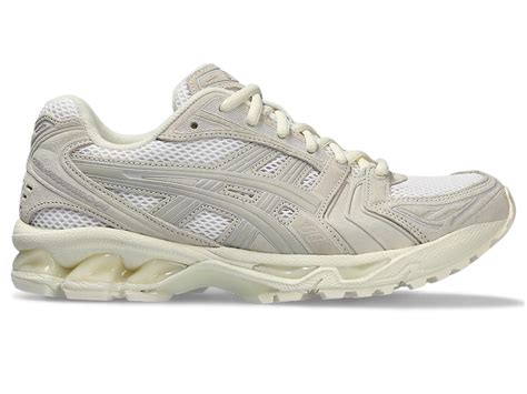 Gel Kayano 14 Women Whitesmoke Grey Womens Sportstyle Shoes