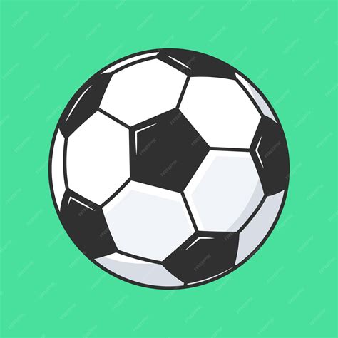 Premium Vector Soccer Ball Football Cartoon Icon Vector Illustration