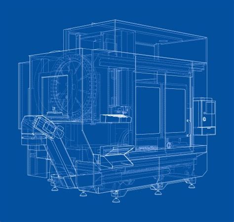 Cnc router Royalty Free Vector Image - VectorStock